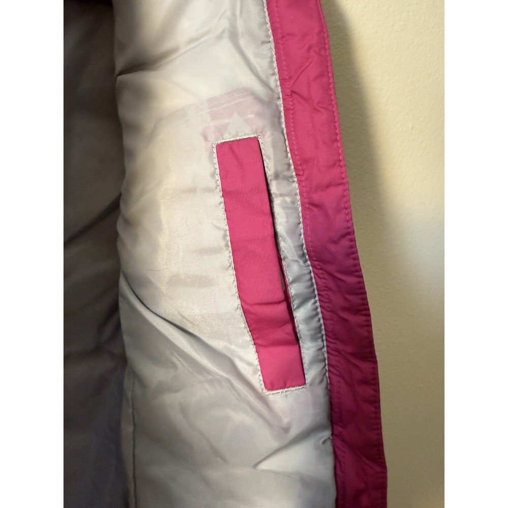 Eddie Bauer Goose Down Vest Womens Small Pink Premium EB650 Quilted Zip & Snap - Picture 3 of 9